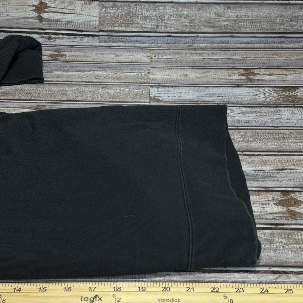 Adidas Hoodie Mens‎ XL Black Trefoil Logo Graphic Pullover Runs Small